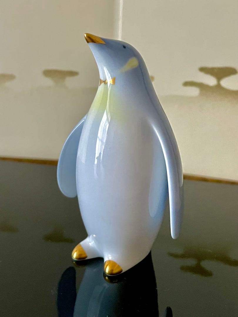 大倉陶園　ペンギン ペア　置物 希少 レア