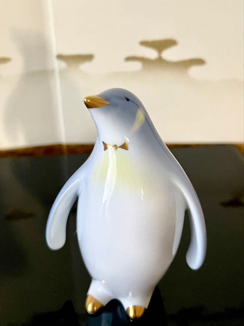 大倉陶園　ペンギン ペア　置物 希少 レア