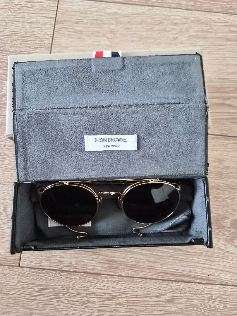 THOM BROWNE ゴールド サングラス Eyewear G-DRAGON