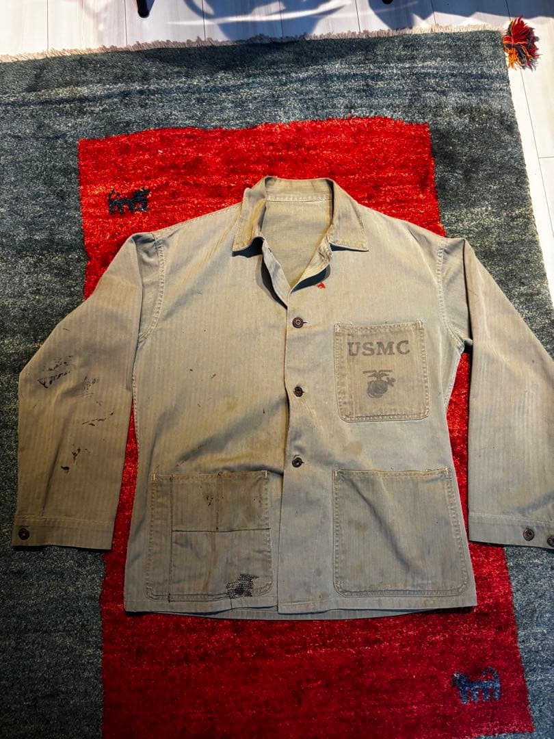 ミリタリージャケット タグ無し サイズ不明