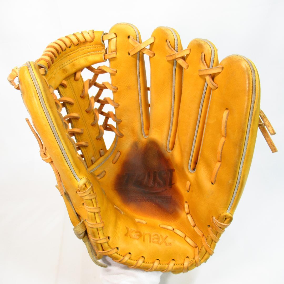 ザナックス トラストプロ 硬式用グラブ 外野手用 グローブ イエロー
