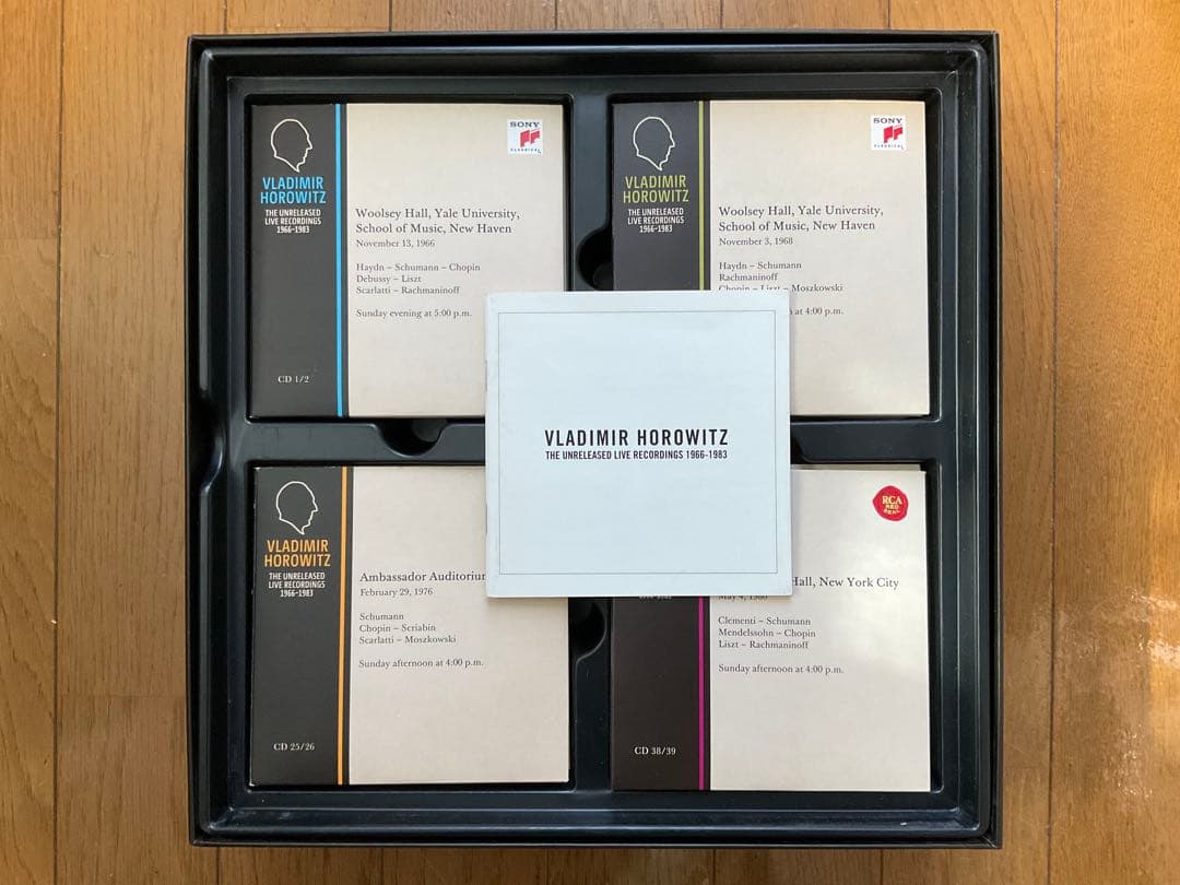 Vladimir Horowitz 未発表ライブ録音 50CD
