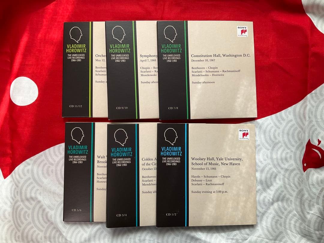Vladimir Horowitz 未発表ライブ録音 50CD