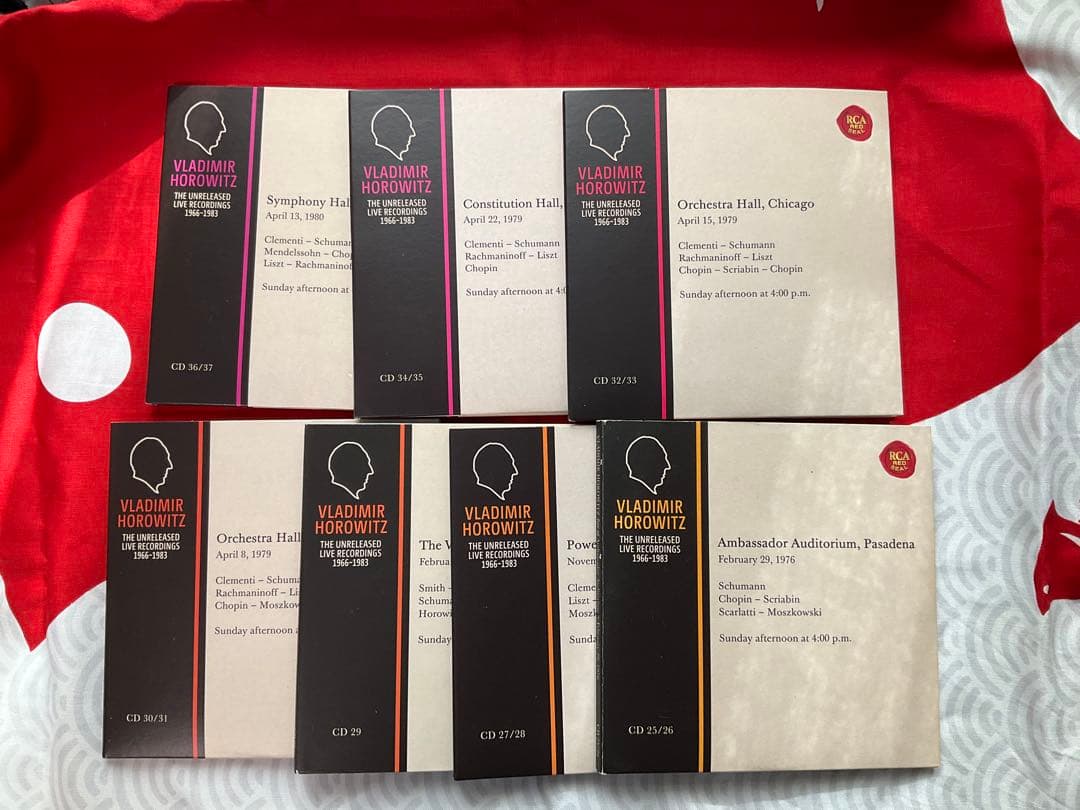 Vladimir Horowitz 未発表ライブ録音 50CD