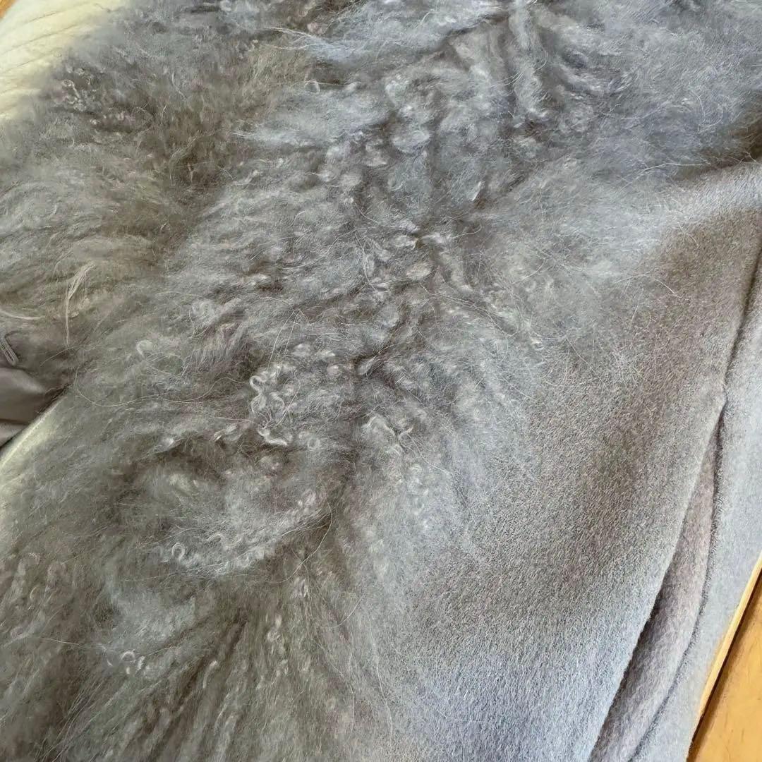 イタリア製　カシミヤファー&ウール100 ジレベスト