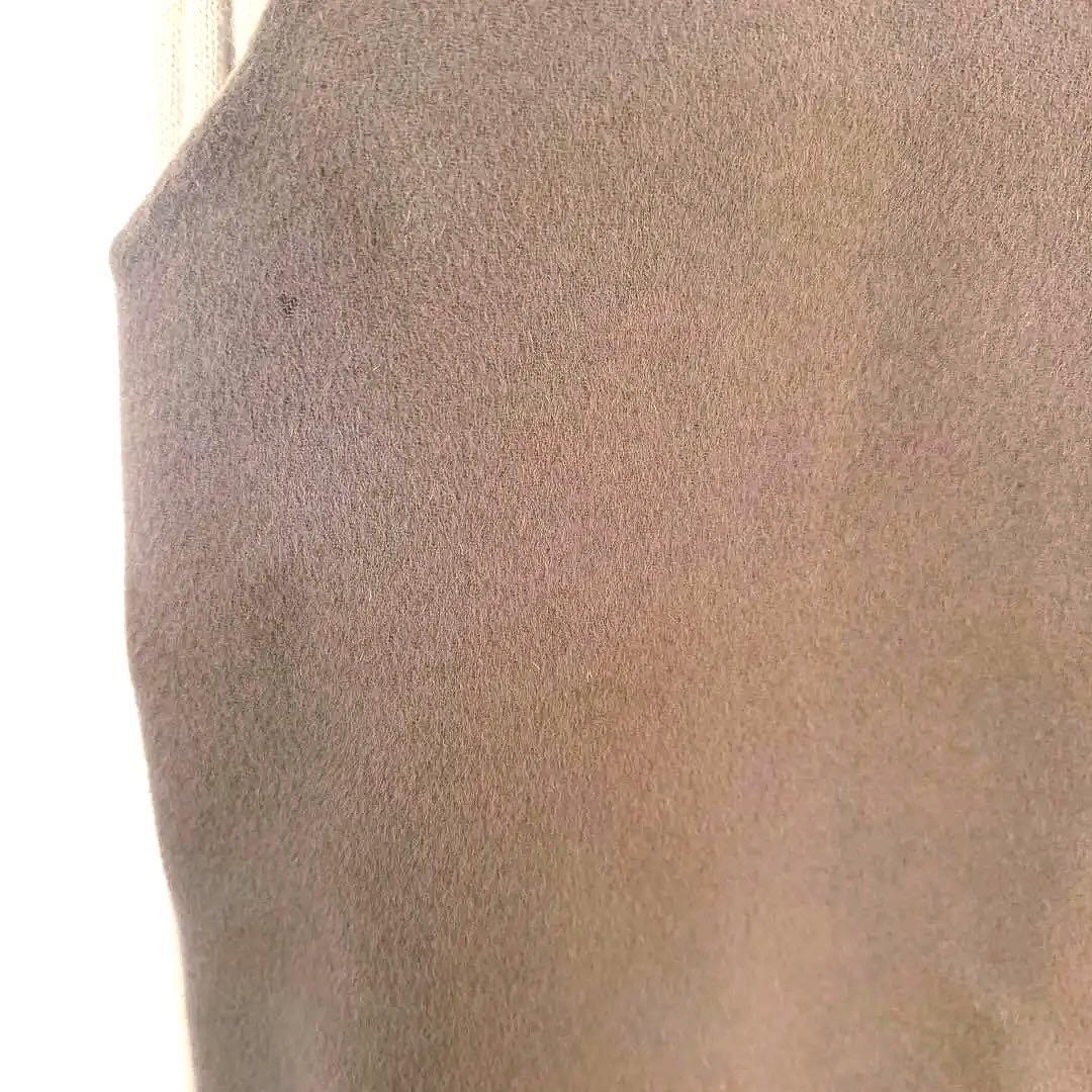 イタリア製　カシミヤファー&ウール100 ジレベスト