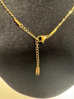 K18ゴールドビーズネックレス2.03g