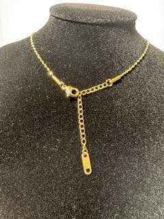 K18ゴールドビーズネックレス2.03g