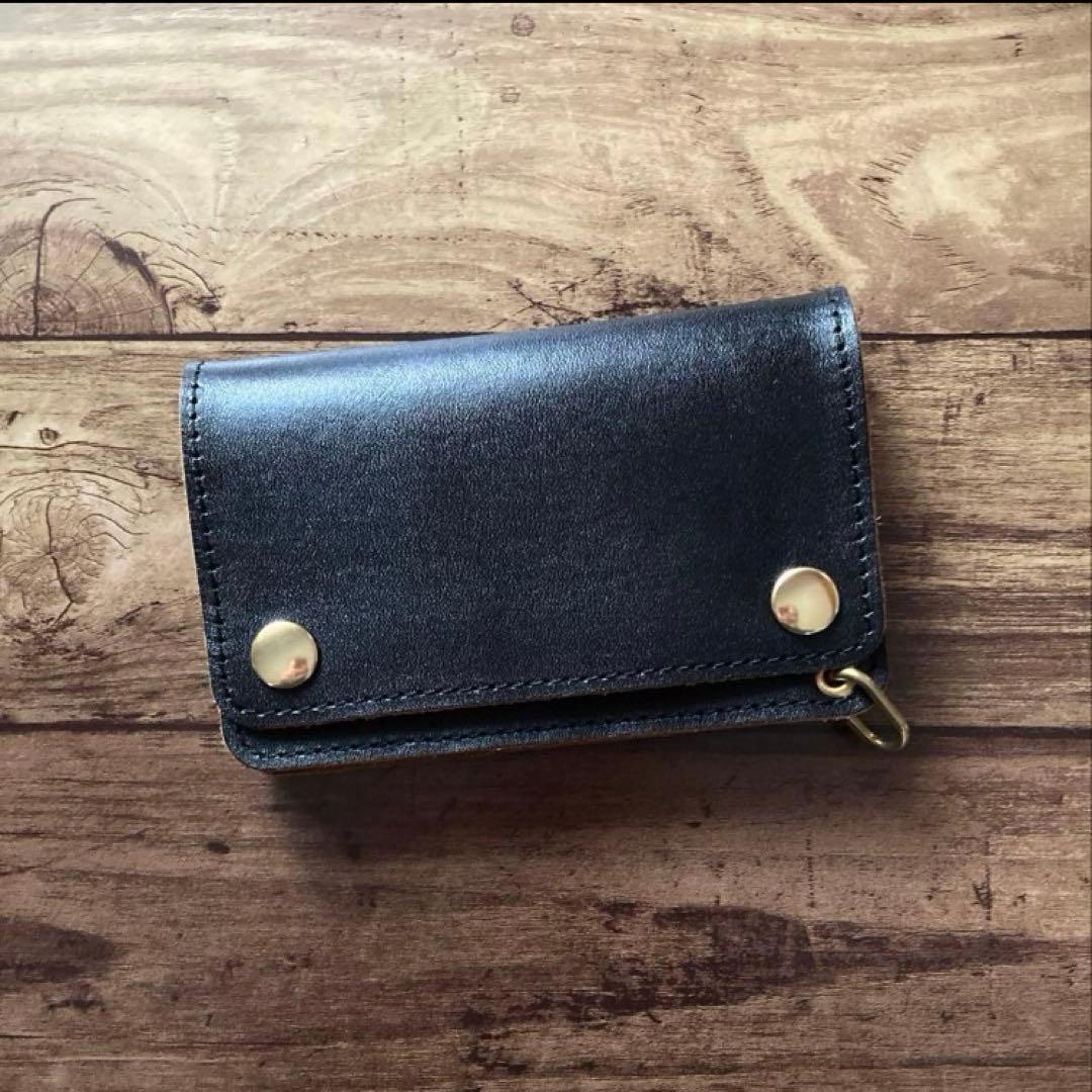 【ケン】トラッカーウォレット150（ミドル）3層【お札を折らずに収納】