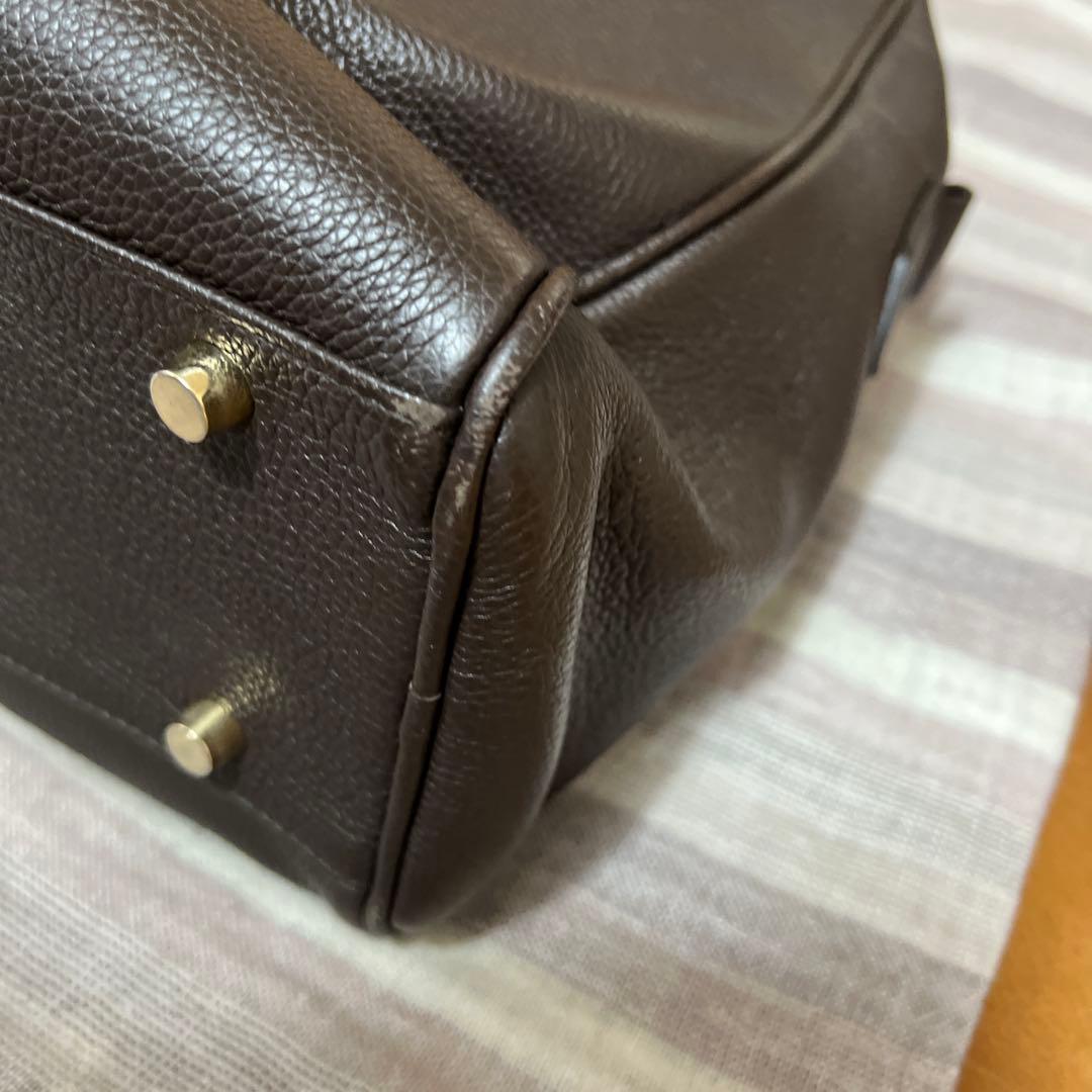 Cisei（シセイ/チセイ）シュリンクレザーブリーフバッグ