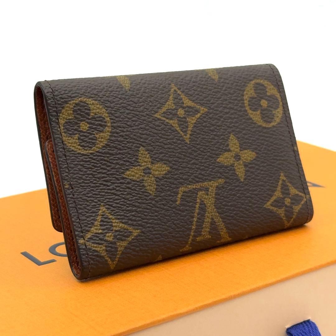 【最高級美品】ルイヴィトン モノグラム キーケース ミュルティクレ6　6連　茶色