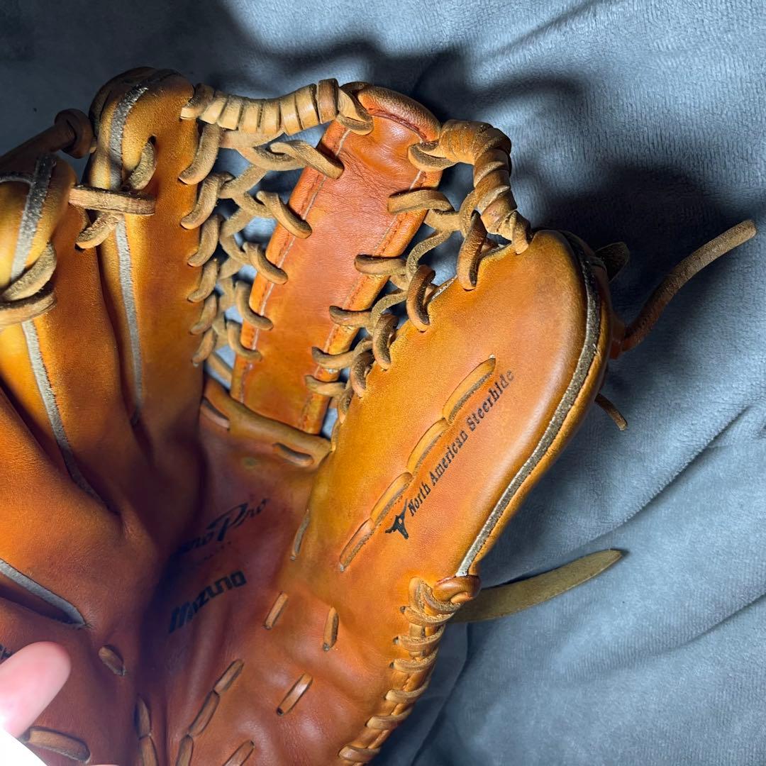 ミズノプロ　一般軟式外野手用グローブ コユニ　左投げ　左利き　右手用