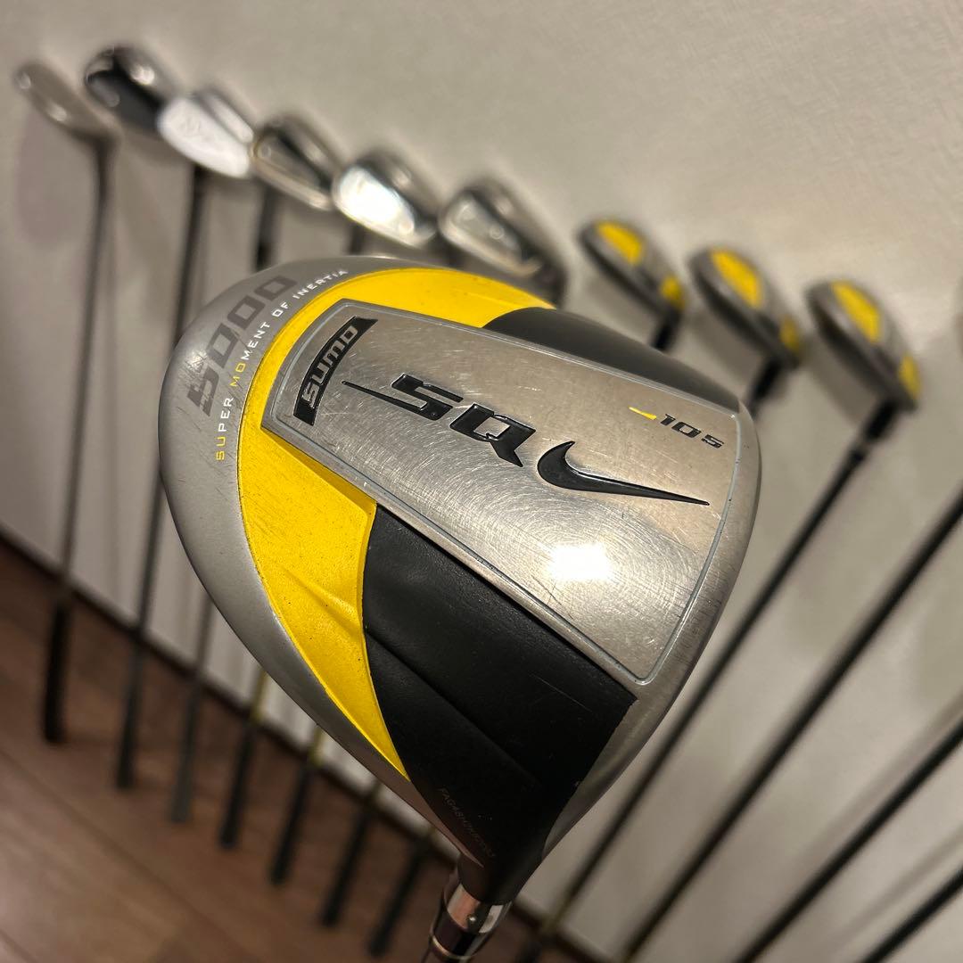 ナイキ他　SUMO SQ メンズ　13本　右利き　ゴルフクラブセット