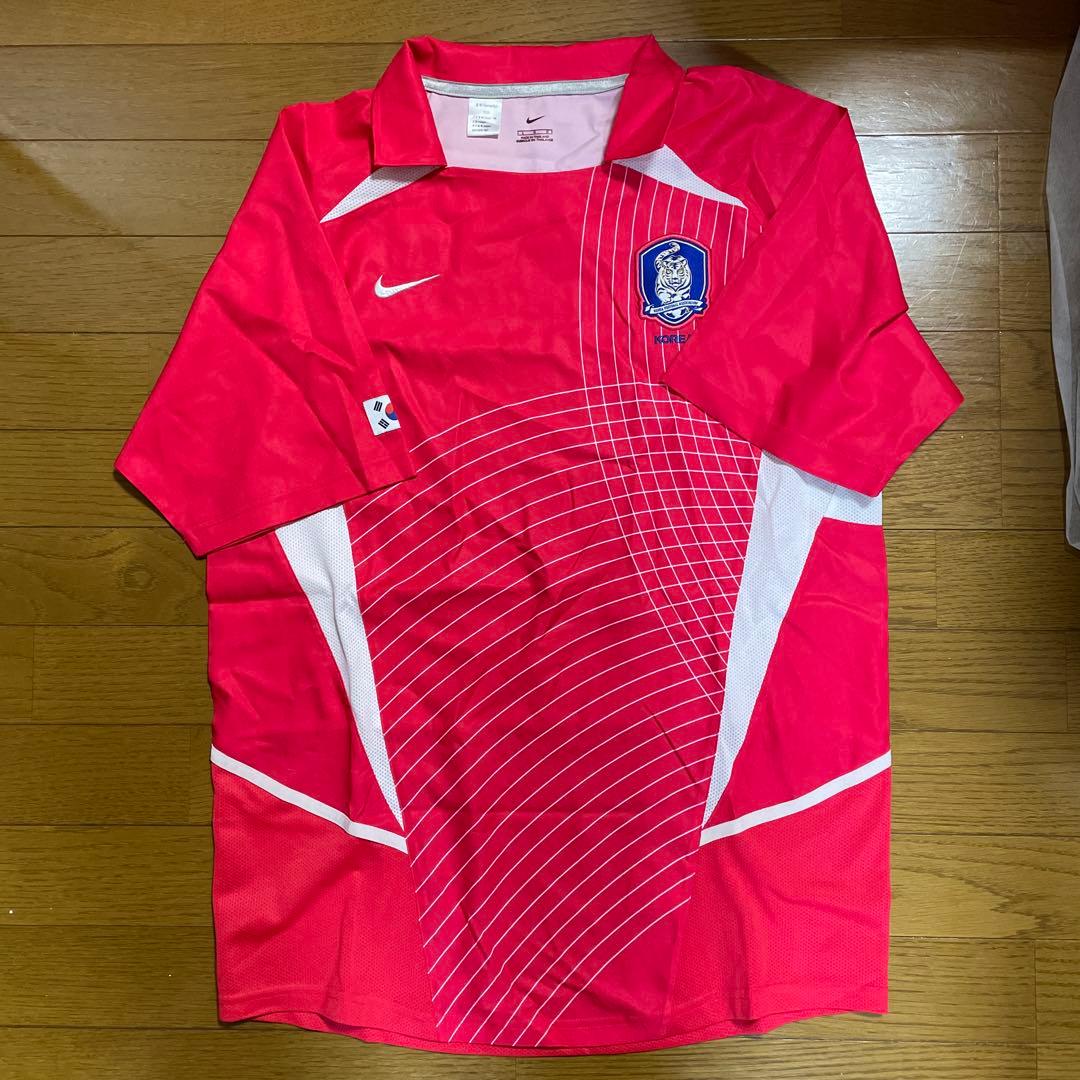 【希少】Nike 2002W杯 韓国代表 ホーム Lサイズ レッド 現地購入