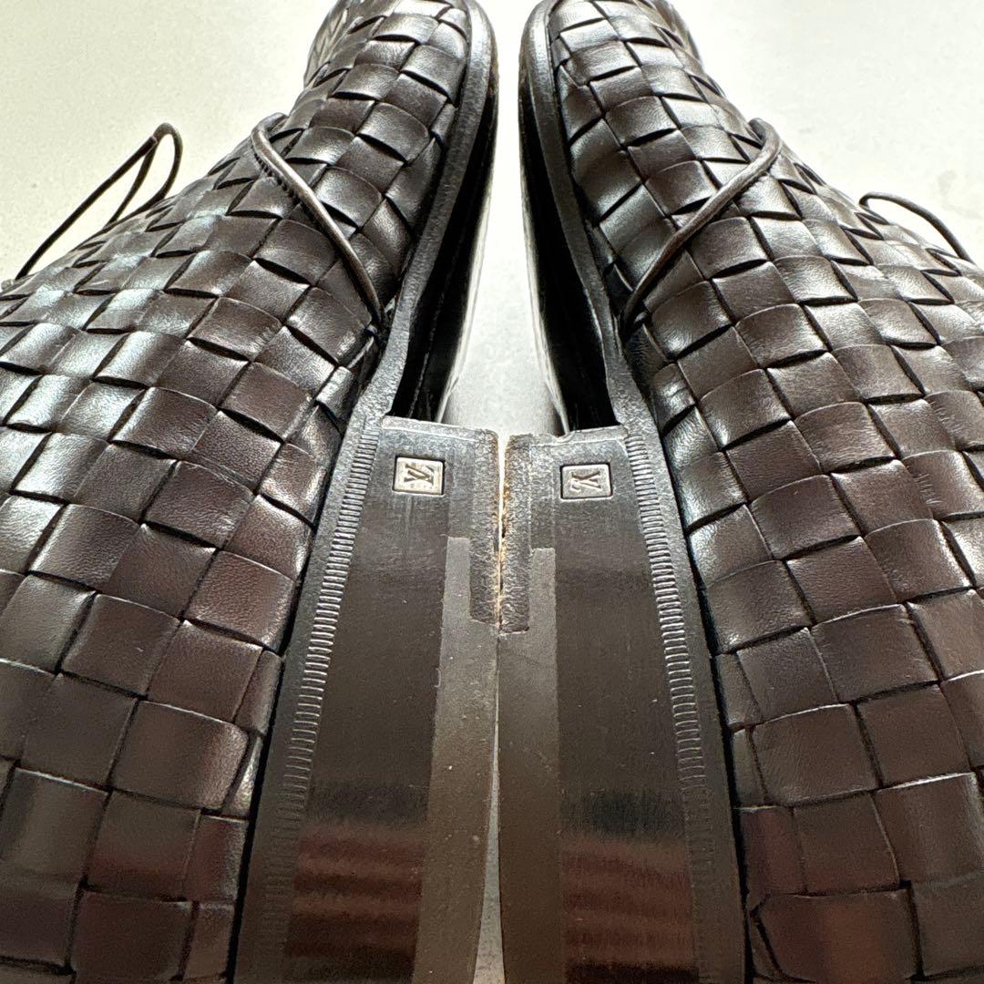 Louis Vuitton ルイヴィトン　編み込みドレスシューズ　サイズ7