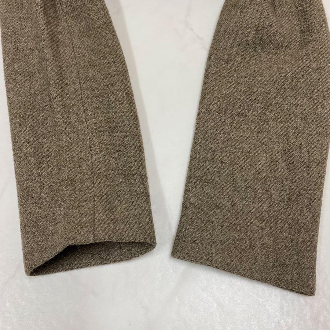 良品★D&G ドルチェ＆ガッバーナ ノーカラーコート ファー 38