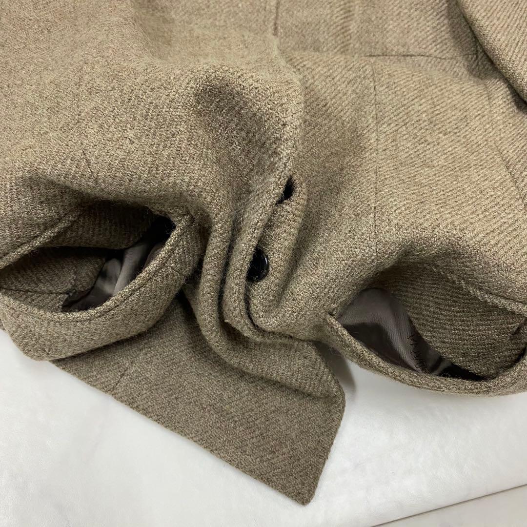 良品★D&G ドルチェ＆ガッバーナ ノーカラーコート ファー 38