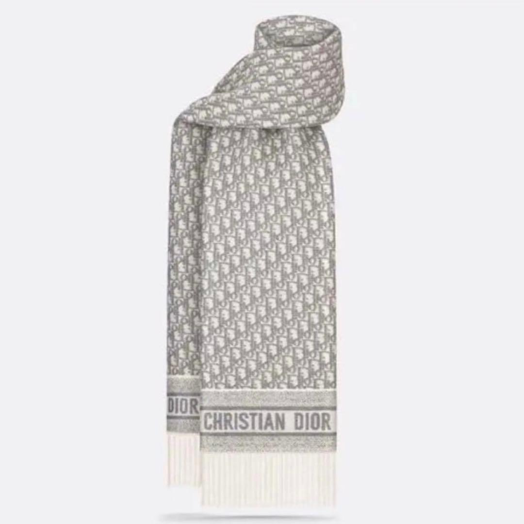 ChristianDior カシミヤマフラー