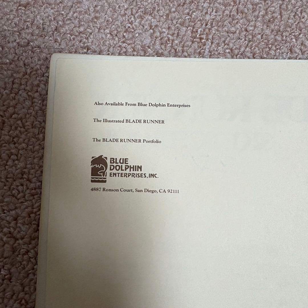 BLADE RUNNER SKETCHBOOK / ブレードランナー　スケッチ本