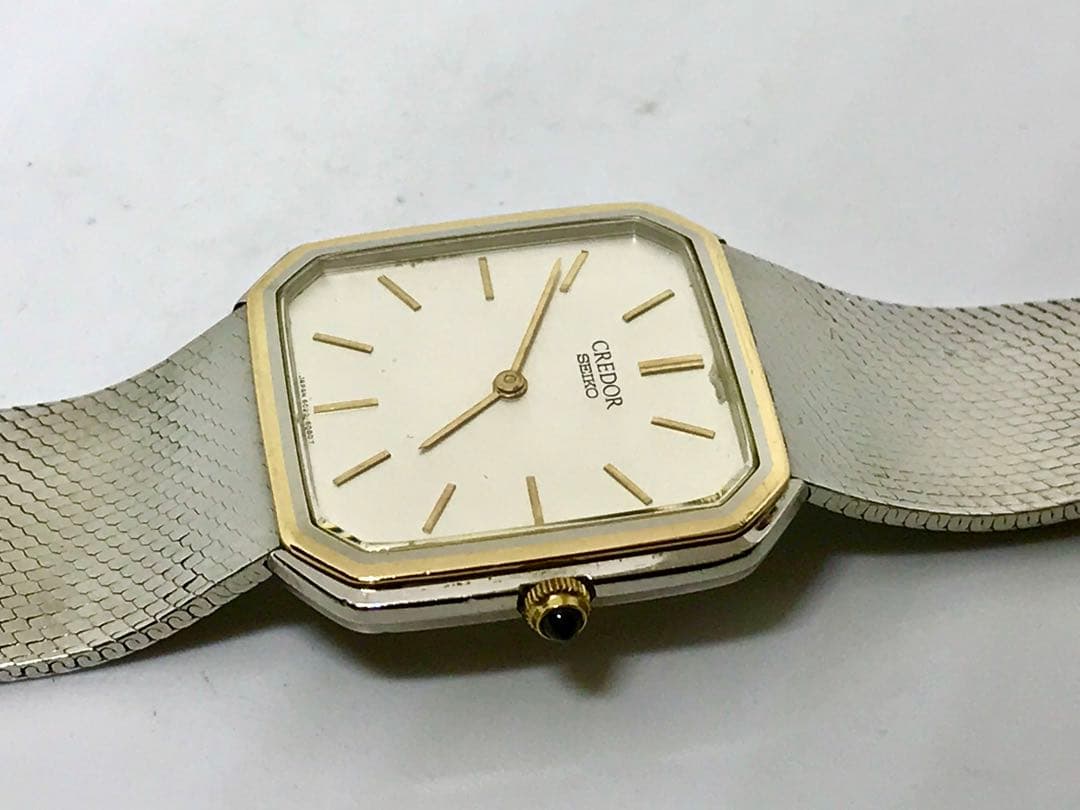 s*h様 CREDOR クォーツ腕時計 スクエア