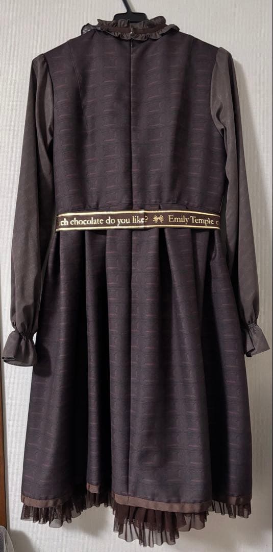 エミリーテンプルキュート　フェイバリットチョコレート　ワンピース　ダーク