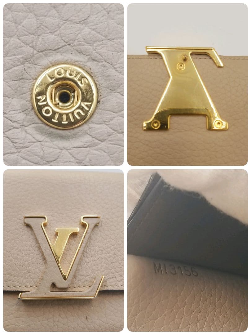 ルイヴィトン　LOUISVUITTON 長財布 ポルトフォイユカプシーヌ