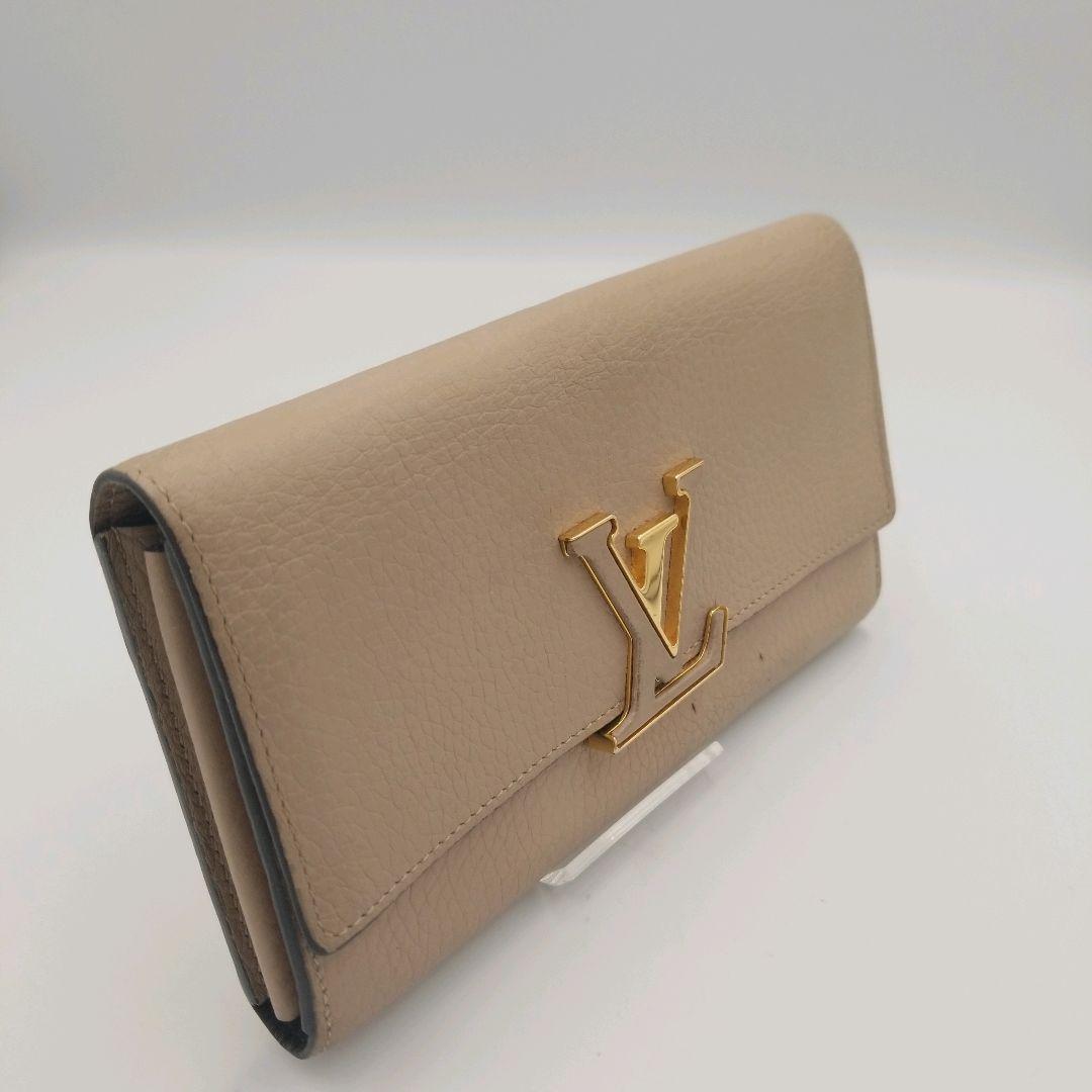ルイヴィトン　LOUISVUITTON 長財布 ポルトフォイユカプシーヌ