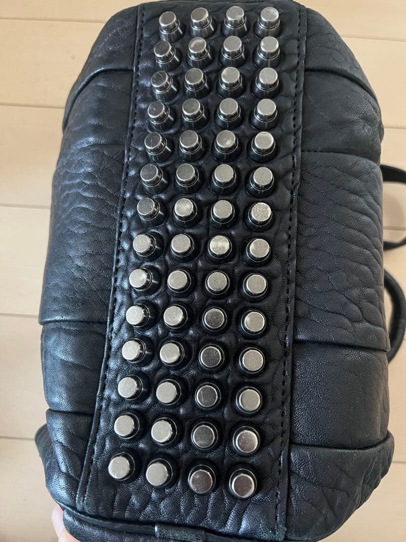 Alexander Wang ブラックレザーショルダーバッグ