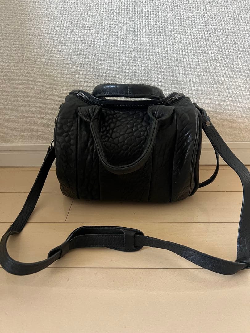 Alexander Wang ブラックレザーショルダーバッグ