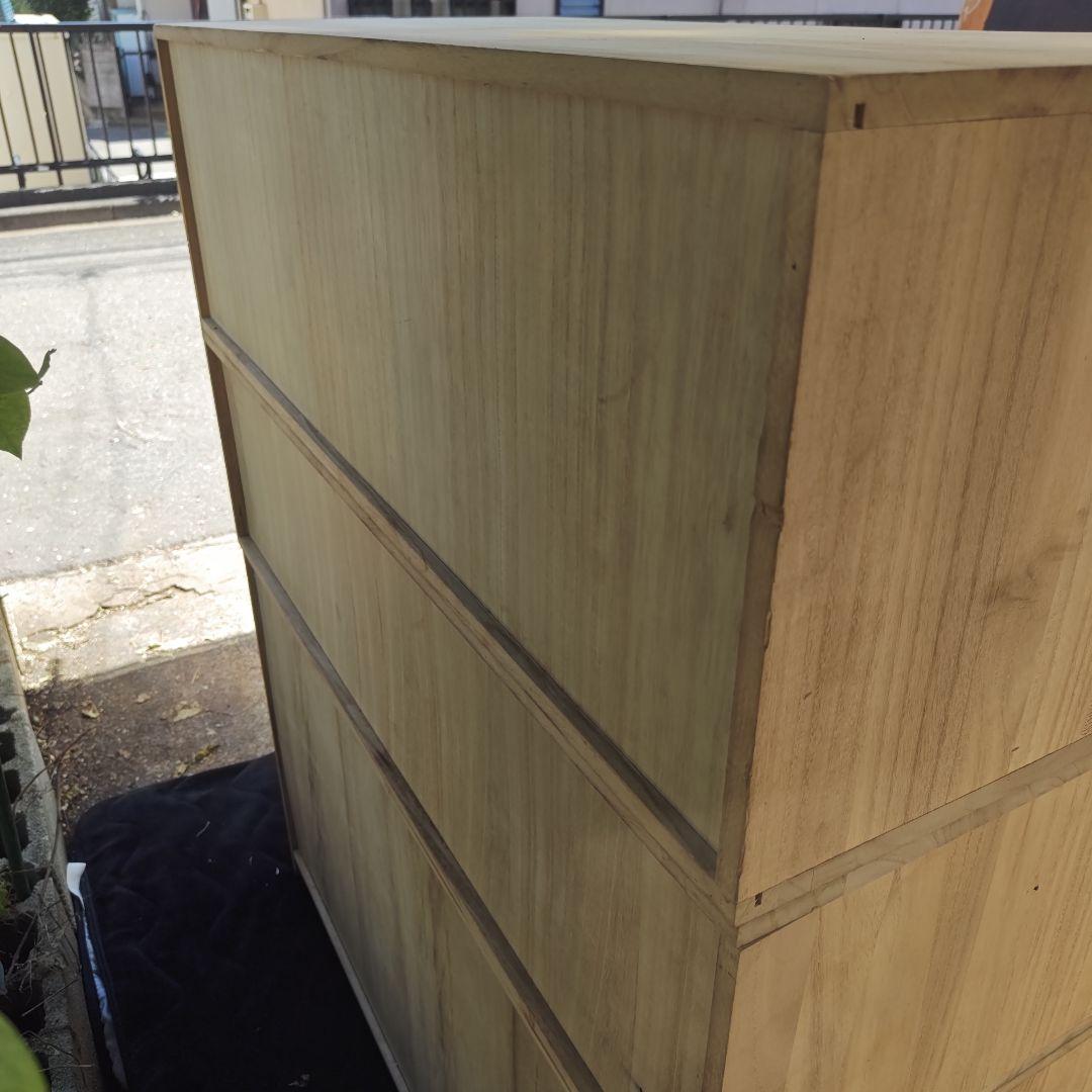 昭和レトロ 高級三段総桐タンス 古民家 当時物