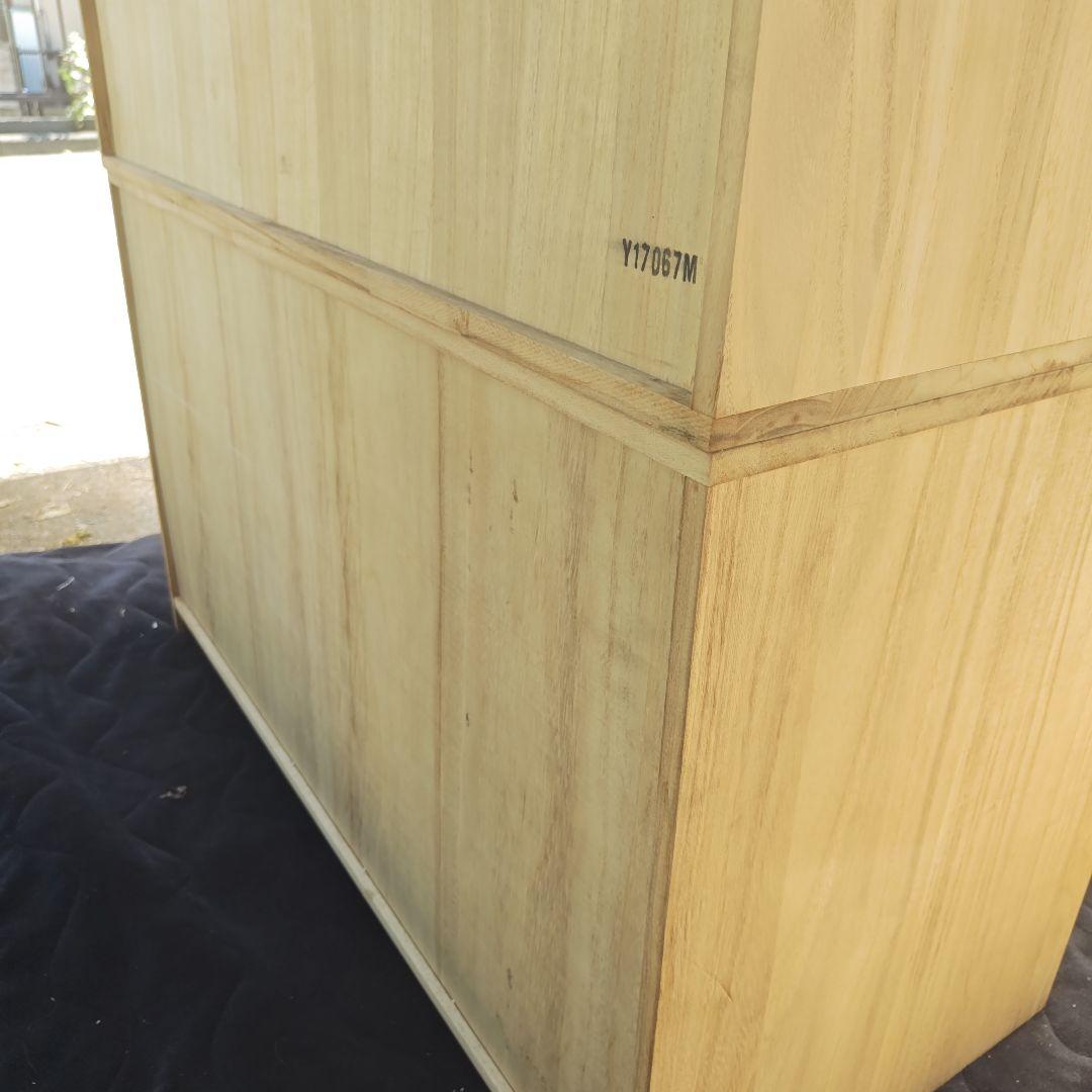 昭和レトロ 高級三段総桐タンス 古民家 当時物