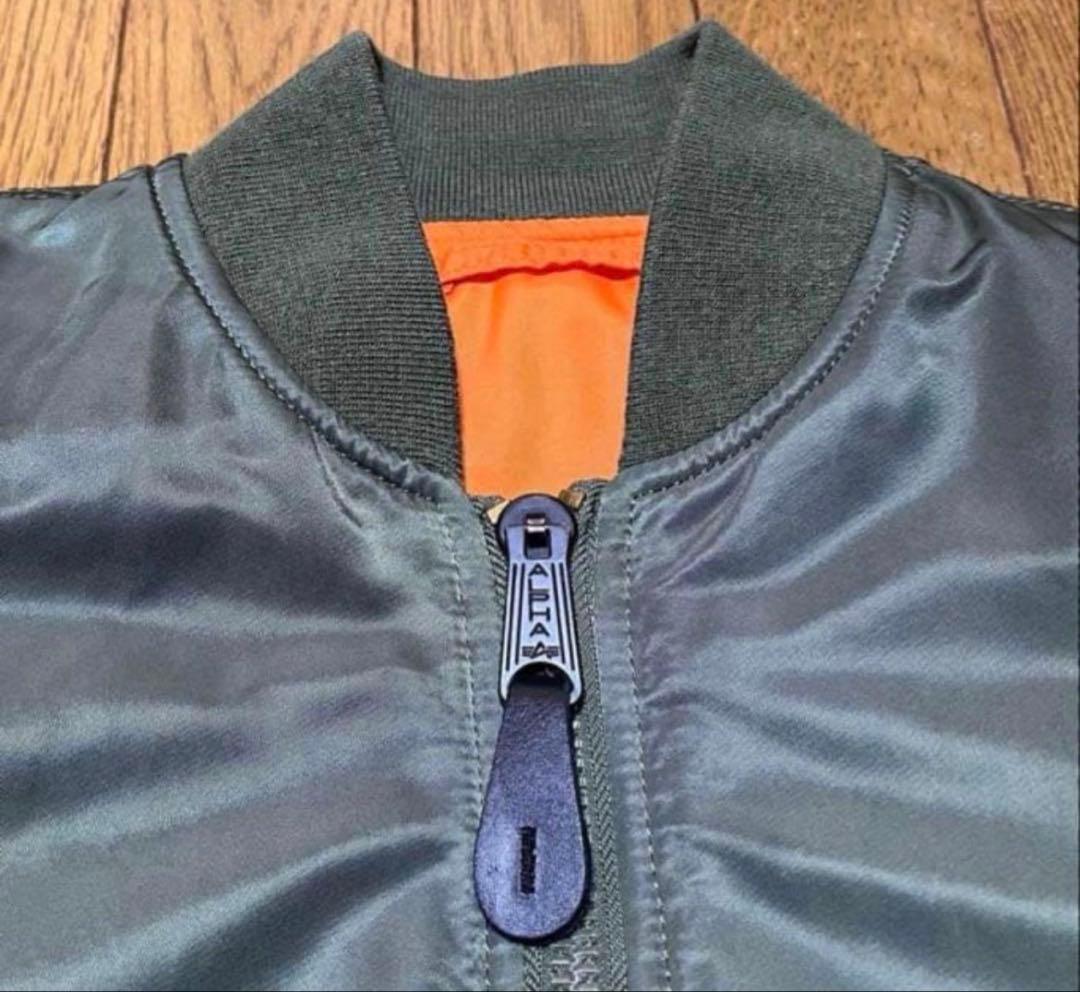 定番 ALPHA アルファインダスドリーズ MA-1 短丈フライトジャケット