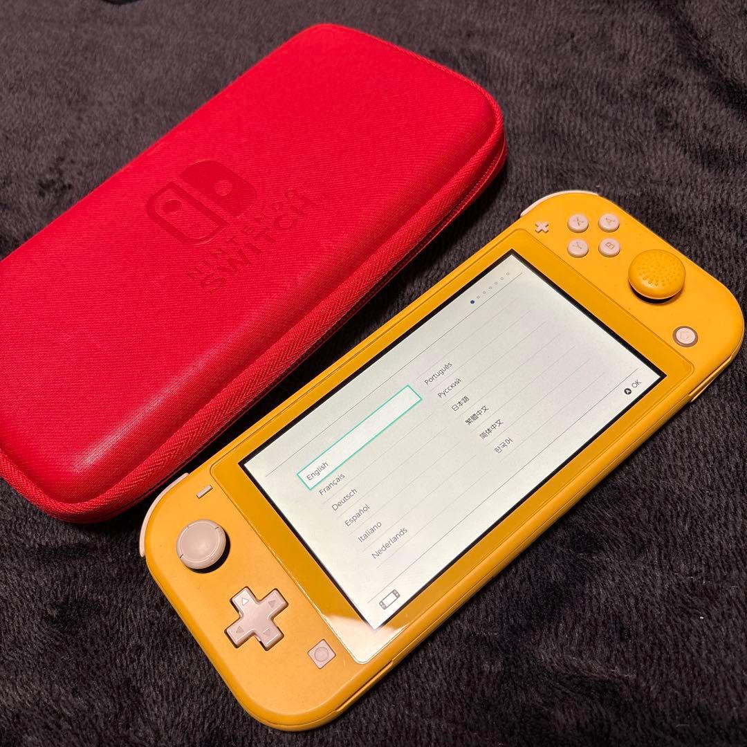 Nintendo Switch Lite イエロー + ケース+SDカード