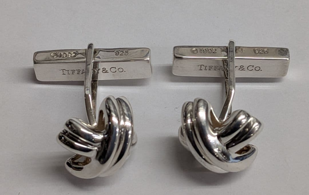 Tiffany & Co. 925 ノットデザイン　カフリンクス