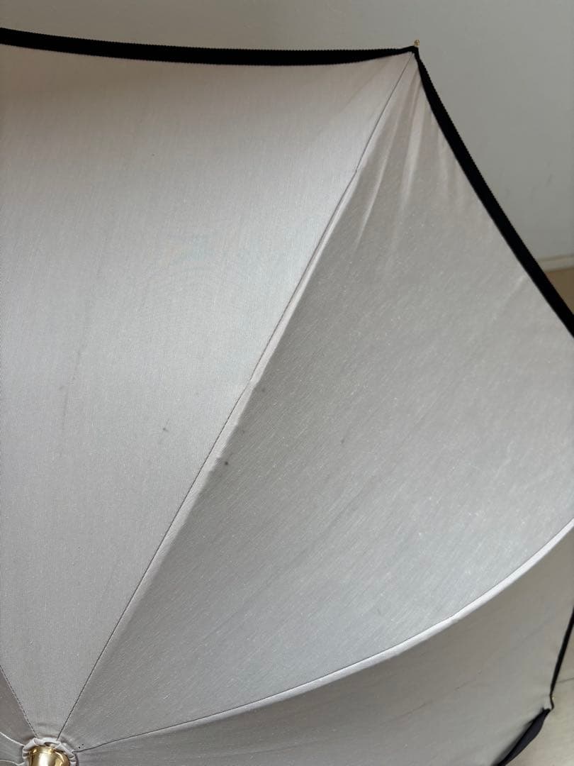 希少　Athena New York ベージュ×ブラック長傘