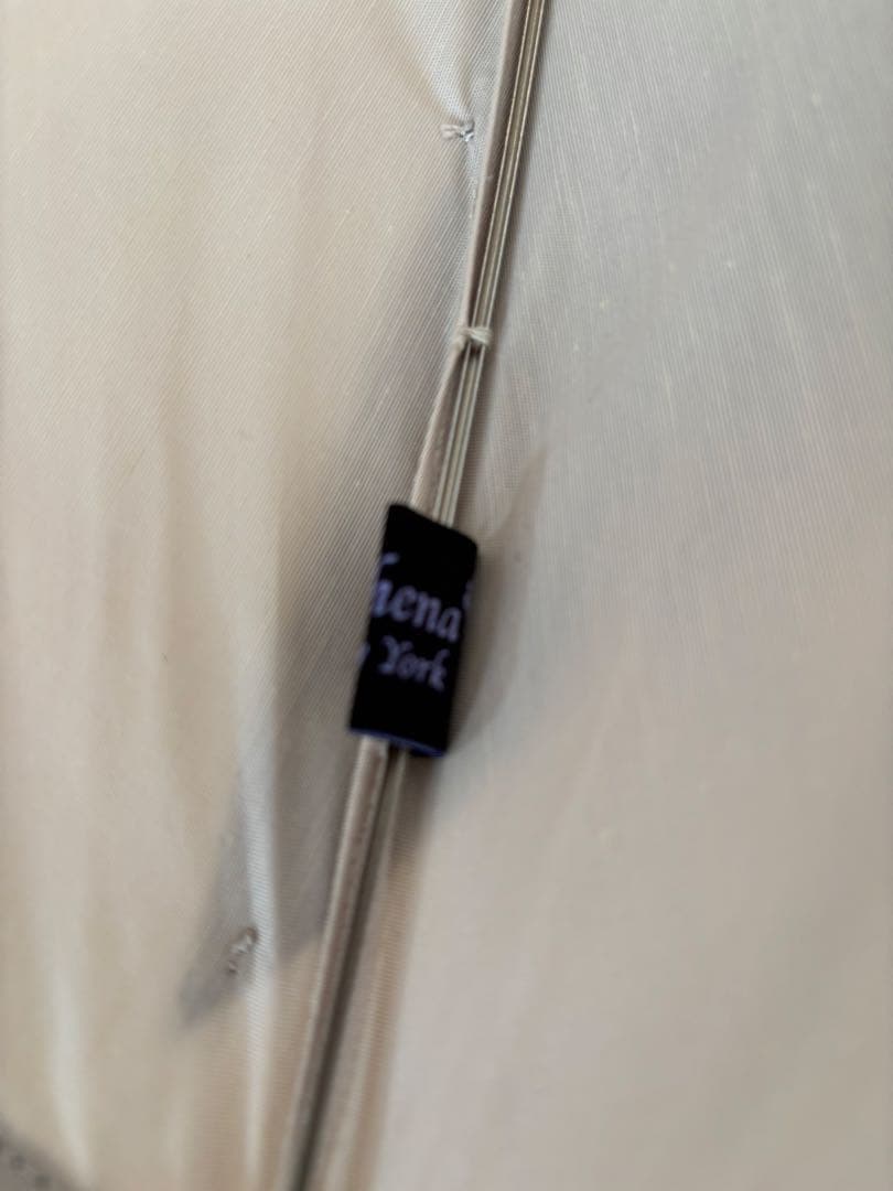 希少　Athena New York ベージュ×ブラック長傘