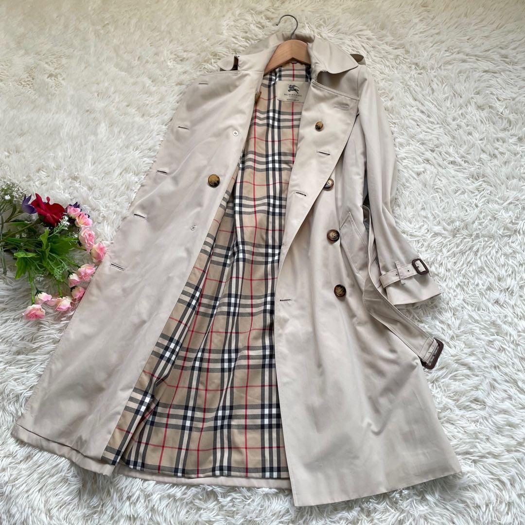 BURBERRY LONDONバーバリートレンチコートベージュ　裏地ノバチェック