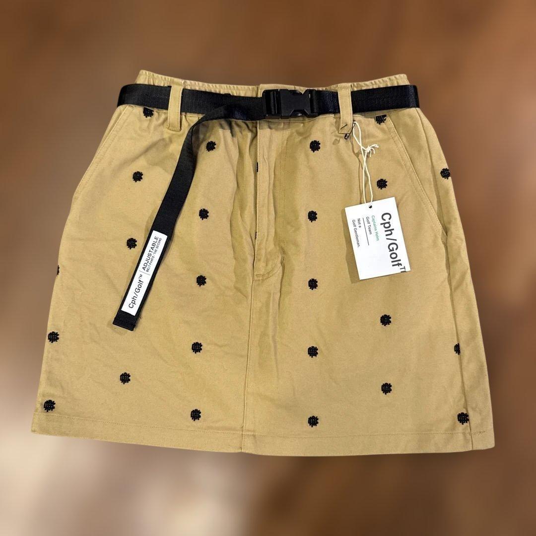 タイムセールCph/Golf スカートOVERLAP LOGO 2 TUCK