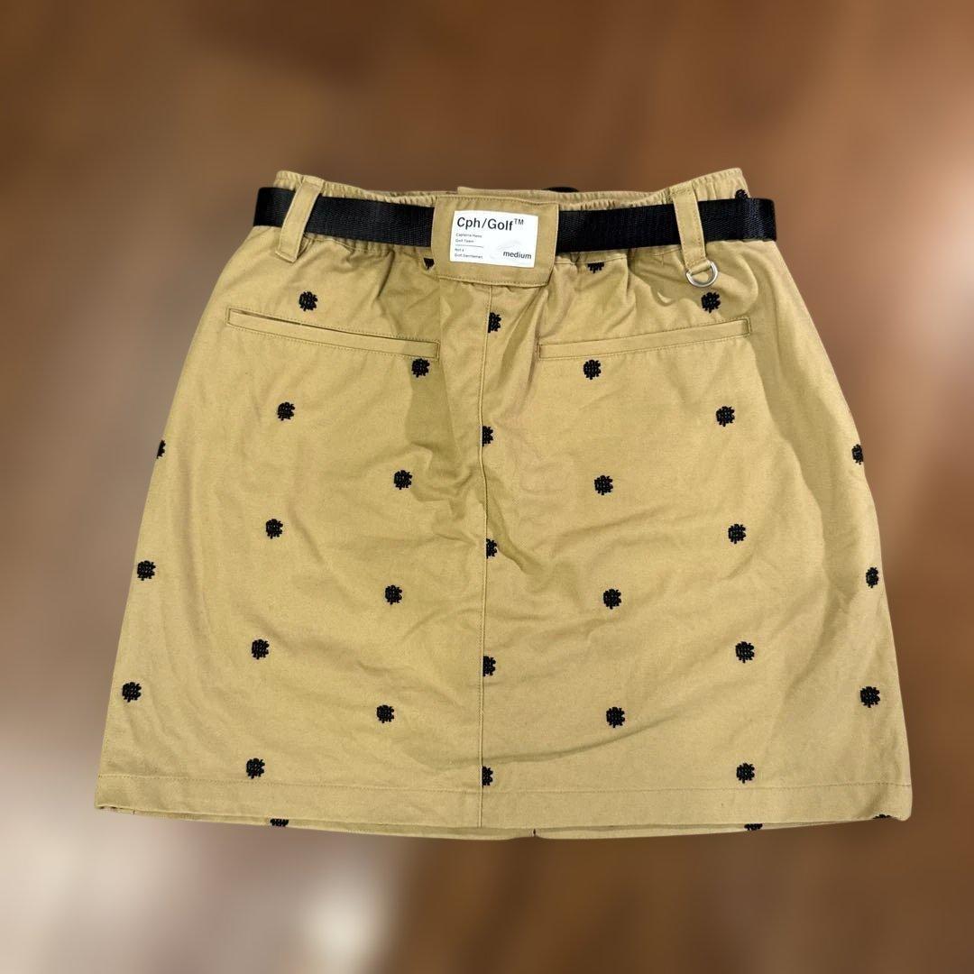 タイムセールCph/Golf スカートOVERLAP LOGO 2 TUCK