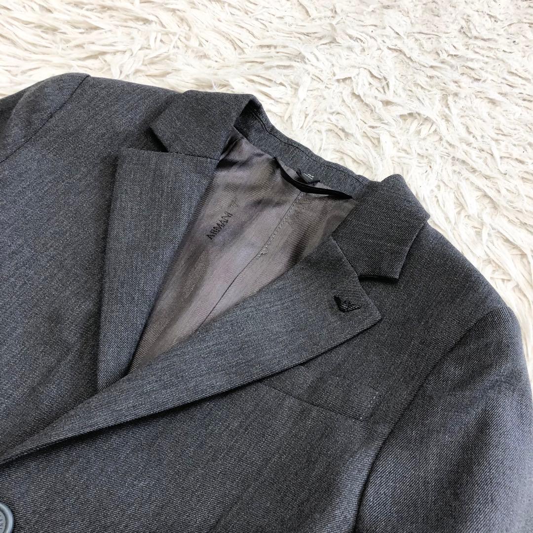 美品✨アルマーニジュニア　スーツ　セットアップ　チャコールグレー　4A106cm