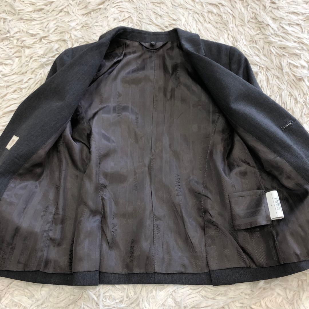美品✨アルマーニジュニア　スーツ　セットアップ　チャコールグレー　4A106cm
