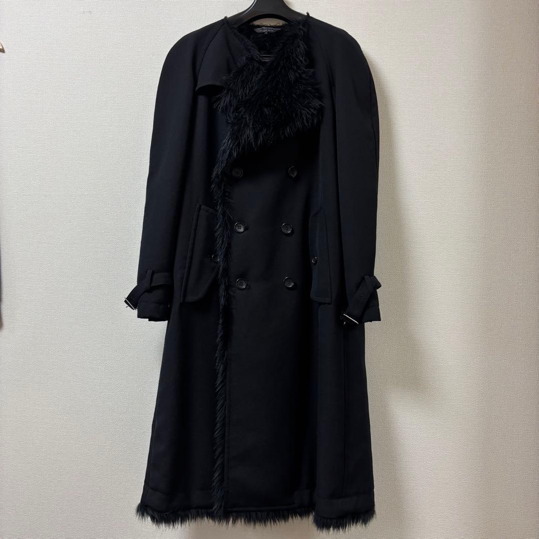 コムデギャルソンオムプリュス　2023AW フェイクファーコート　S