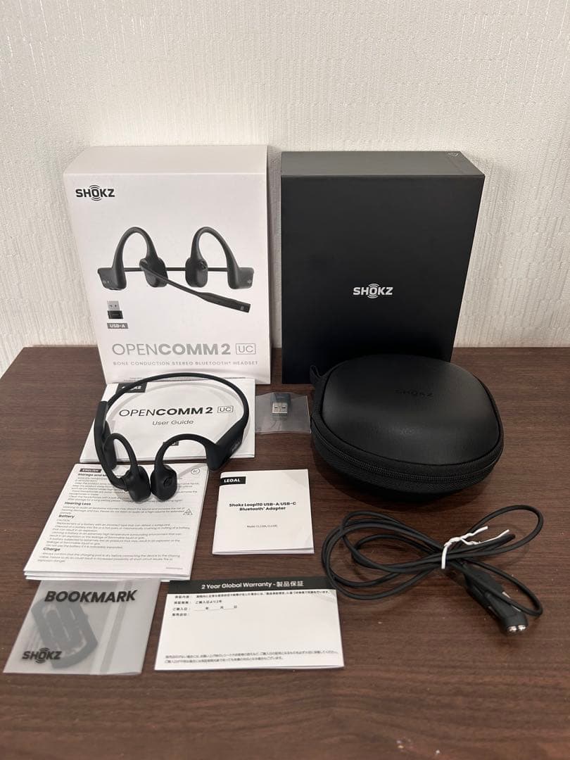 shokz opencomm2 uc USB-A ショックス　オープンコム2