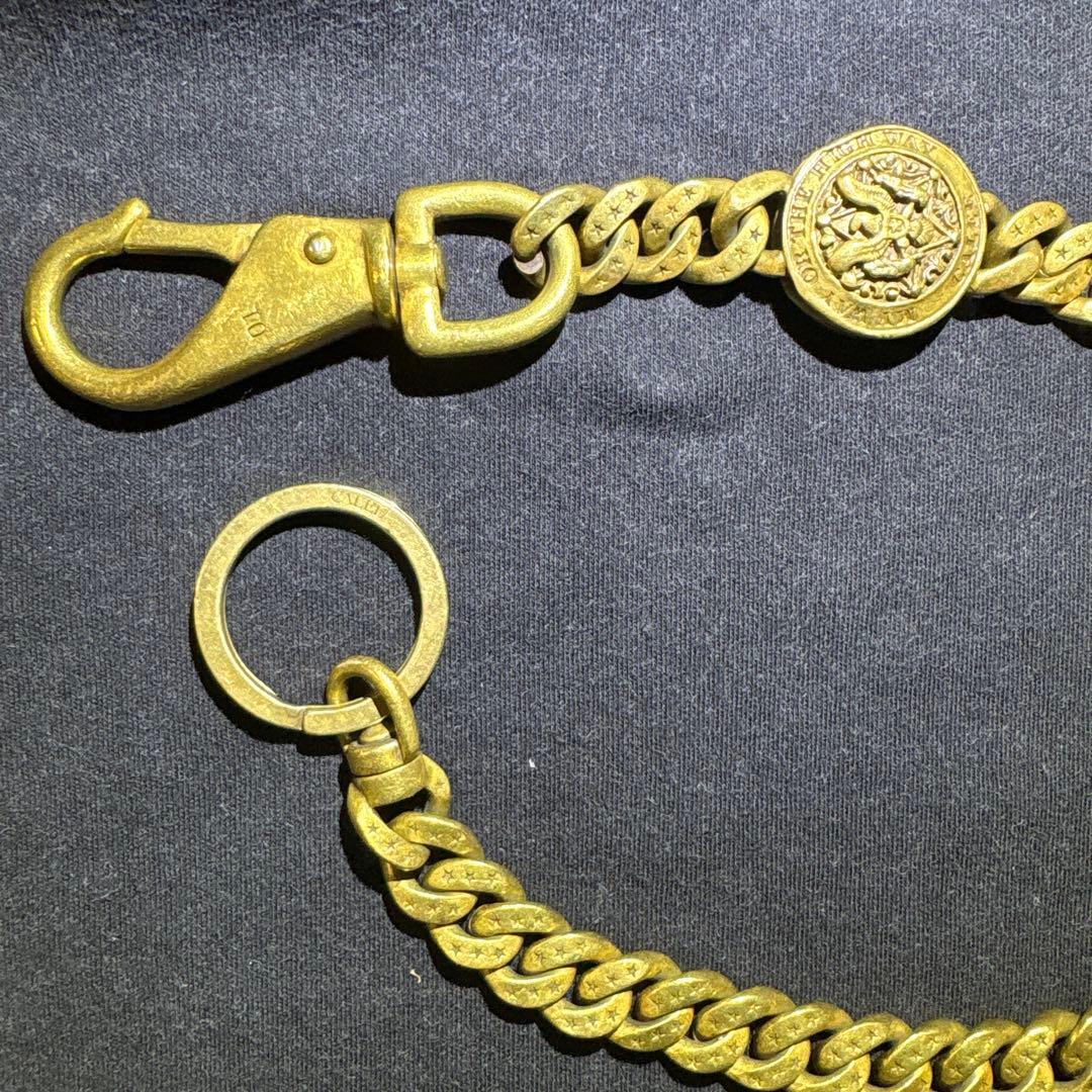 calee ウォレットチェーン　真鍮