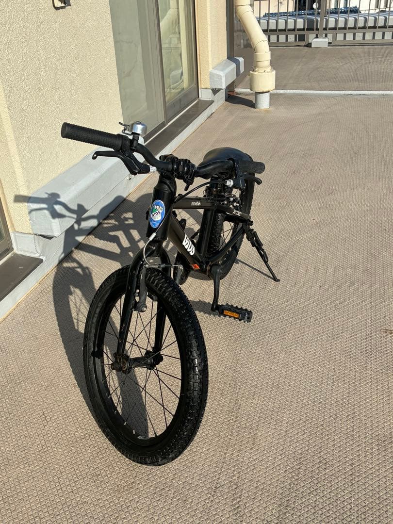 GIOS GENOVA 18インチブラックキッズ 自転車【引取りのみ】