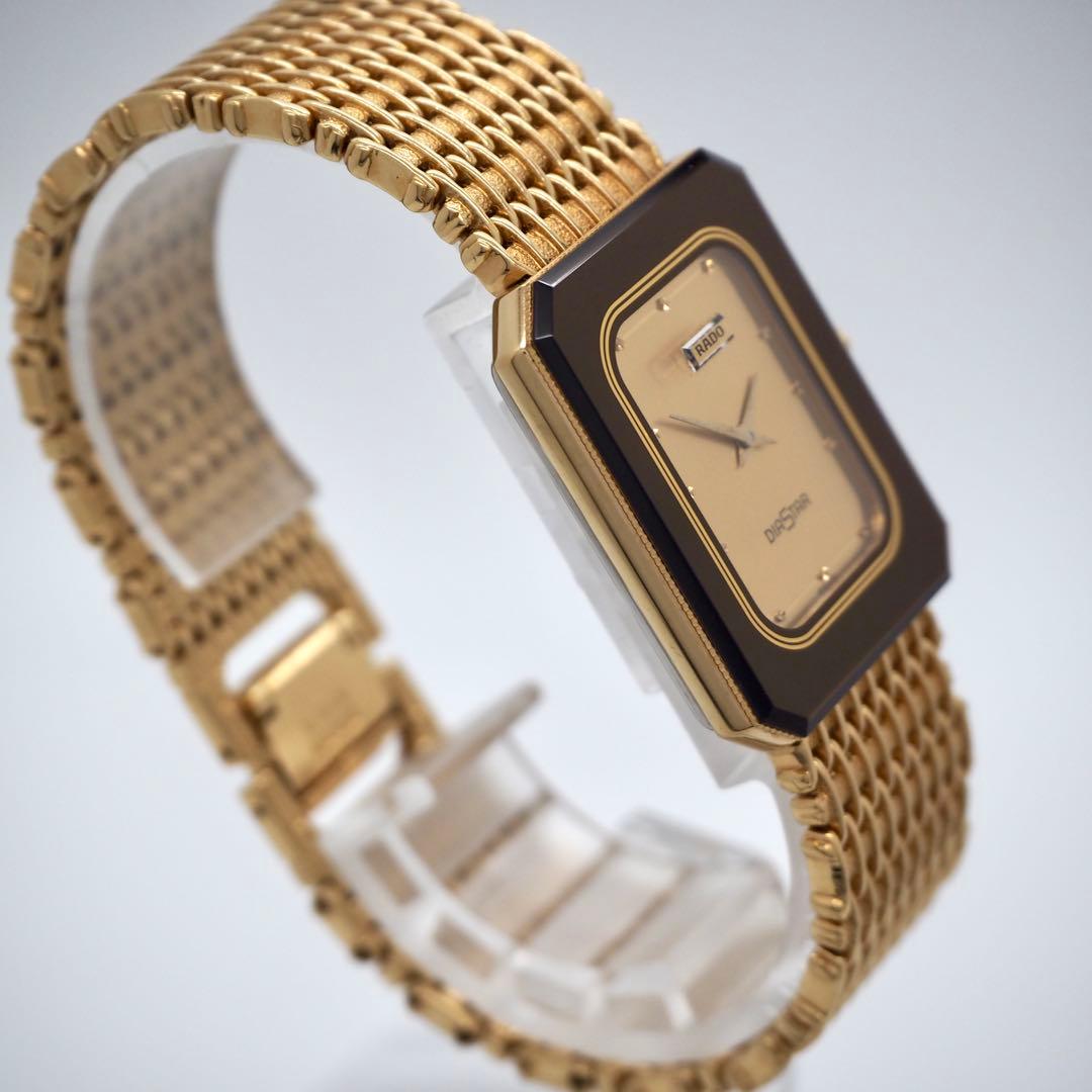 729【美品】RADO 時計　DIASTAR レディース　メンズ　ゴールド
