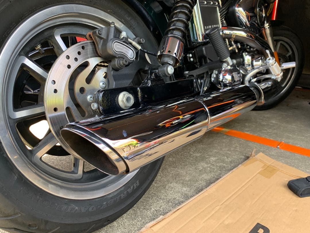 バンス＆ハインズ　ツインスラッシュ2in1マフラー ダイナ FLD/FXDL