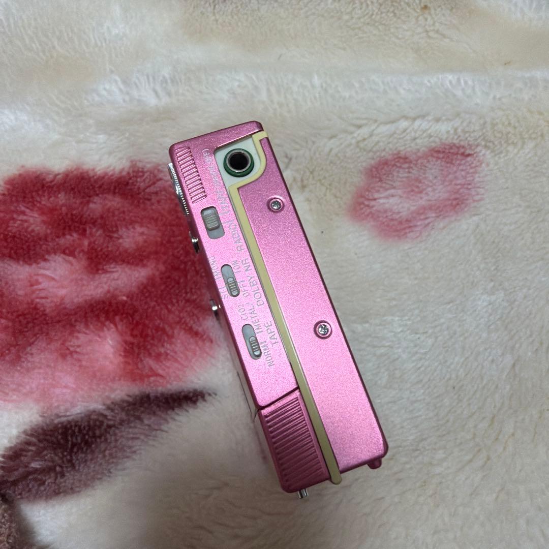 SONY カセットプレーヤー ピンク
