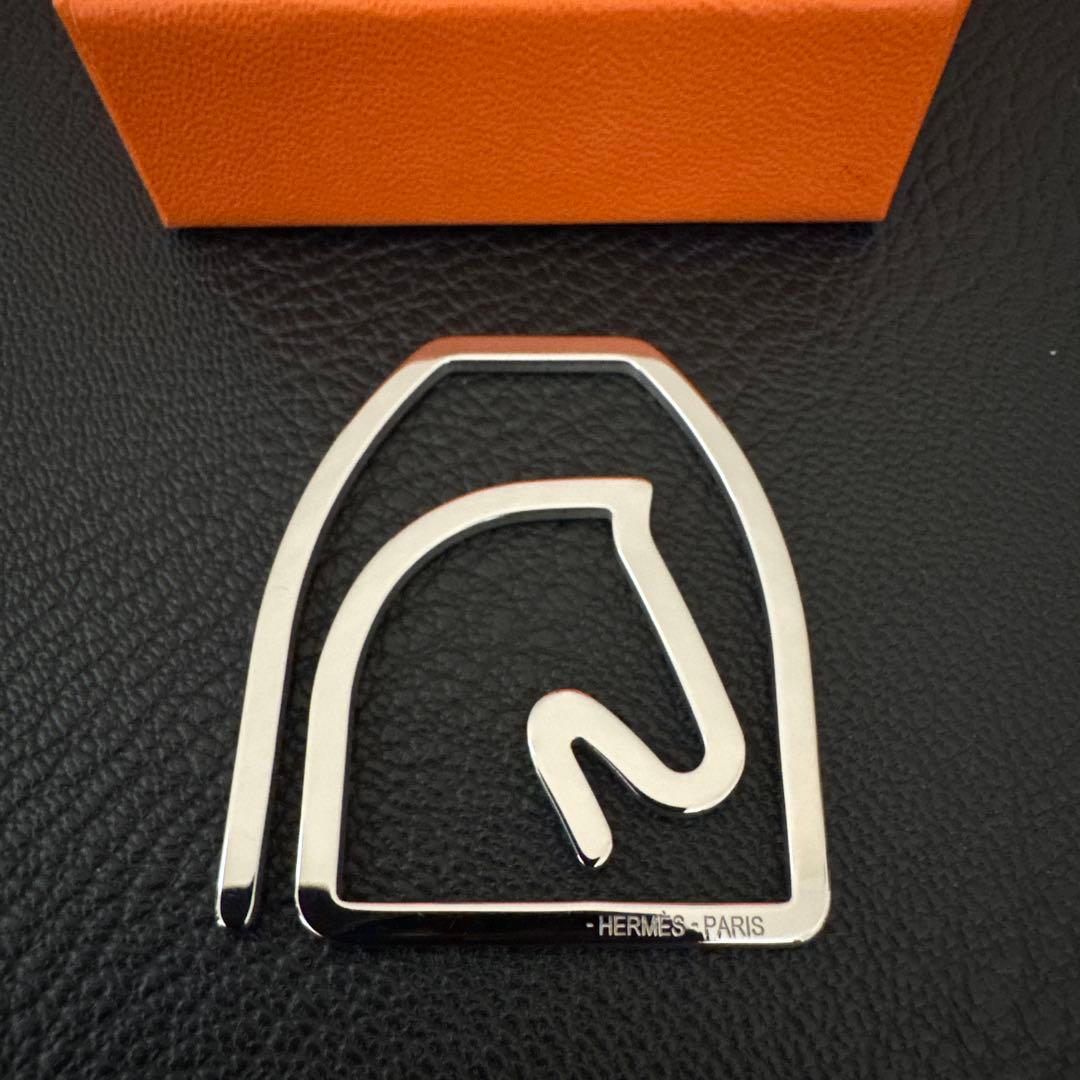 ‼️‼️‼️‼️‼️早い者勝ち‼️‼️‼️‼️‼️エルメス　マネークリップ　馬型　超美品