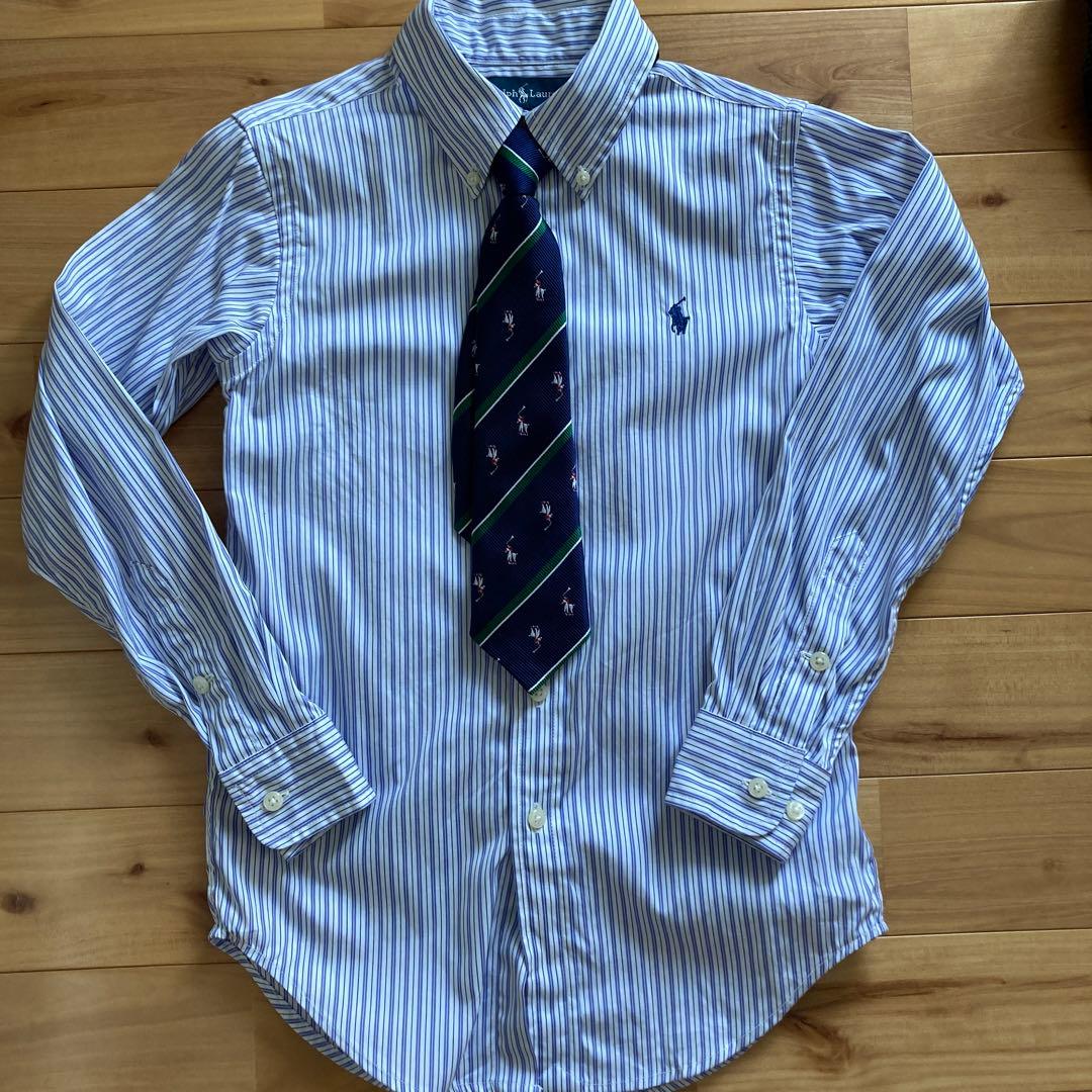 キッズ男の子卒業式入学式フォーマルスーツ140cm 4点セット　ラルフローレン